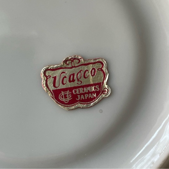 $20 SALE Antique Purple Violet China Teacup & Saucer 2 Piece Set Ucagco Amethyst - Picture 11 of 13